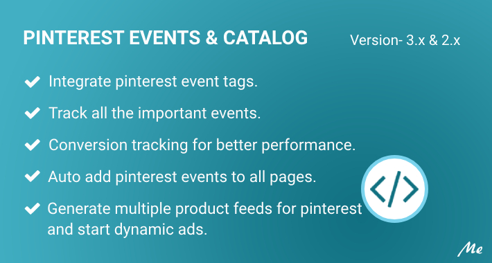 Pinterest Events & Catalog Feed